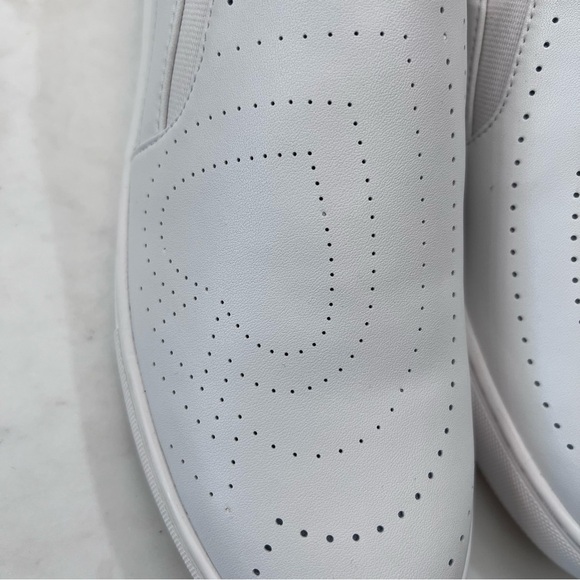 Kate Spade NEW Azores Slip-On Perforated Leather Sneakers Shoes White Size 7.5 - Picture 4 of 11